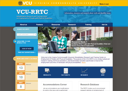 VCU-RRTC website
